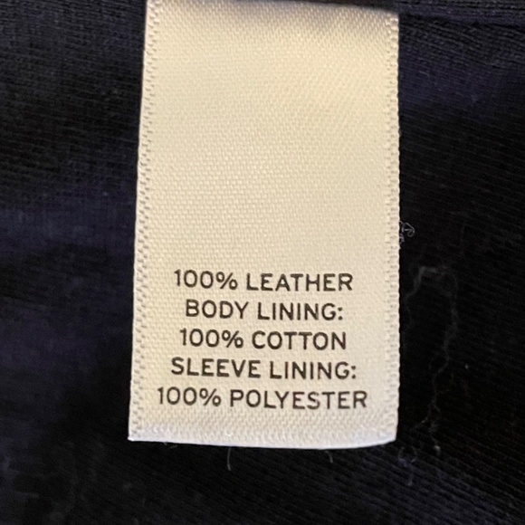 Nordstroms Hinge 100% Black Leather Jacket - Picture 12 of 13